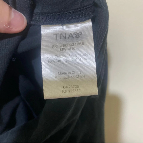 Women’s  TNA Brand Casual Soft Black Leggings With Logo on the Back Size Small - Picture 5 of 14